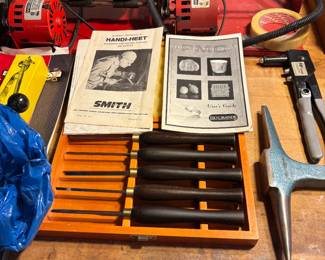 Jewelry making tools. Metalworking tools.