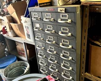 Metal storage cabinet