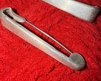 Antique Silver Safety Pin Brooch