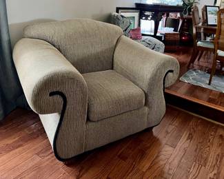 This is what the couch, loveseat & chair look like without the slip covers