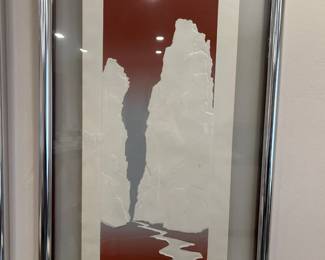 Paul Szabo "Bridge" Embossed Lithograph