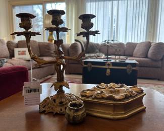 Vintage Brass Candelabra