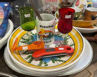 Plates, Measuring Spoons