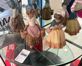 Lladro Girl with Two Pals