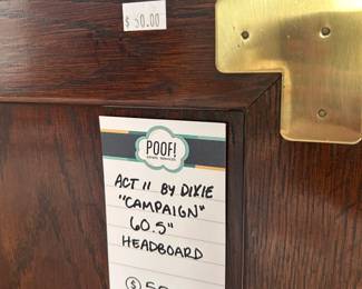 Act II by Dixie "Campaign" 60.5 Headboard