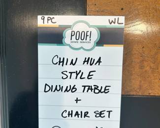 Chin Hua Style Dining Table & Chair Set