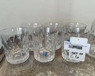 Val St Lambert Executive Glass Set