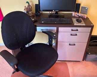Desk, Office Chair