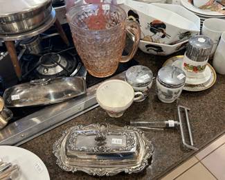 Butter Dish, Pitcher