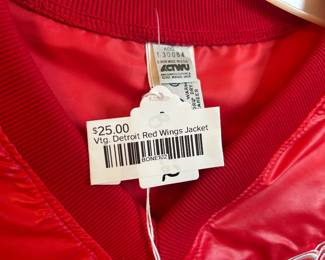 Vtg Detroit Red Wings Jacket