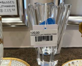 Orrefors Lars Hellsten Vase