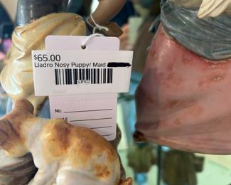 Lladro Nosy Puppy/Maid
