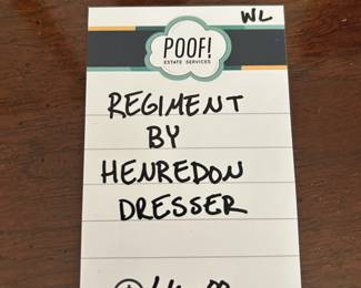 Regiment by Henredon Dresser