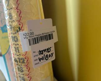 Vtg Penn Happy Birthday Candle