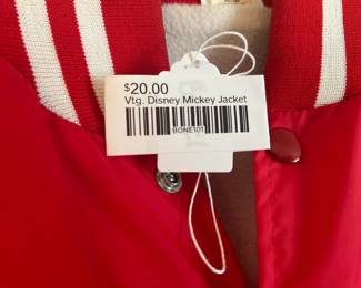 Vtg. Disney Mickey Jacket
