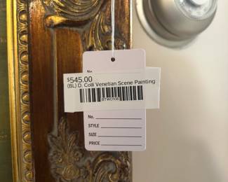 (BL) D. Coli Venetian Scene Painting