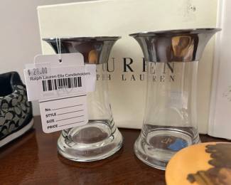 Ralph Lauren Ella Candleholders