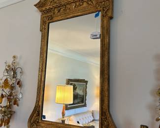 George II Giltwood Style Mirror (WL)