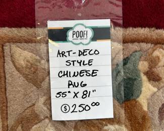 Art-Deco Style Chinese Rug