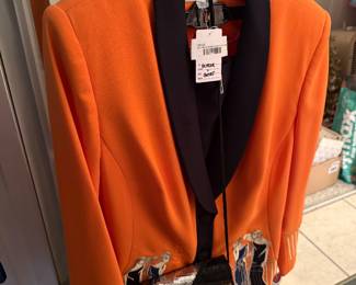 John Meyer Embroidered Shirt Suit