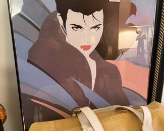 Patrick Nagel Georgia Print 
