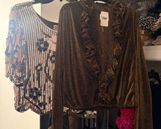 Gucci x Tom Ford Metallic Top