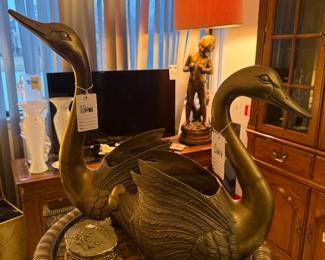 (A) MCM Brass Swan, (B) MCM Brass Swan