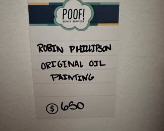 Robin Phillipson Original Oil Painting 
