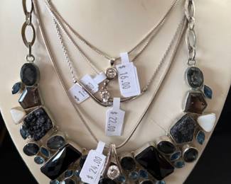 Necklaces, Precious metal pricing is subject to change based on market fluctuation. 