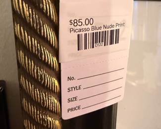 Picasso Blue Nude Print