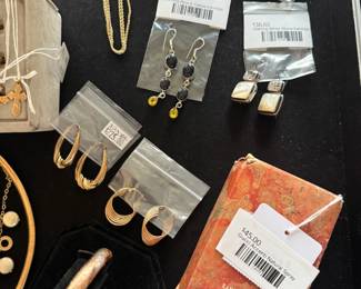 Gucci Accent Natural Spray, Earrings, Sterling Blue & Yellow Earrings, Sterling White Stone Earrings , Precious metal pricing is subject to change based on market fluctuation.