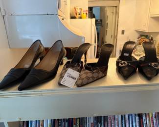 Gucci Monogram Canvas Heel