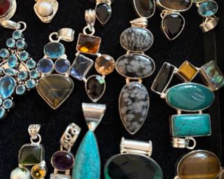 Gemstone Pendants, Precious metal pricing is subject to change based on market fluctuation. 