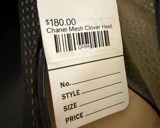 Chanel Mesh Clover Heel 