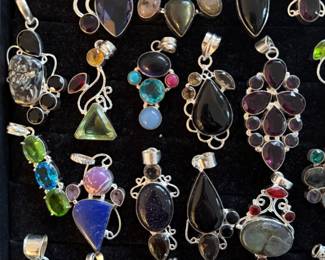 Gemstone Pendants, Precious metal pricing is subject to change based on market fluctuation. 