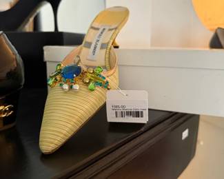 Manolo Blahnik Gem Heel 