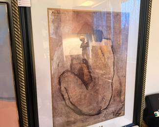 Picasso Blue Nude Print