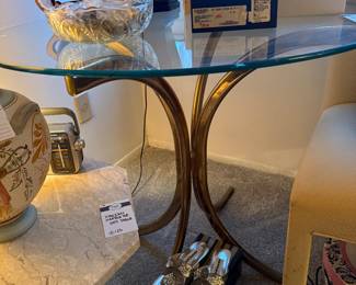 Glass Top Table 