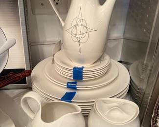 Hallcraft Fantasy Coffee Pot, Hallcraft Fantasy Cream&Sugar Pair