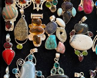 Gemstone Pendants, Precious metal pricing is subject to change based on market fluctuation. 