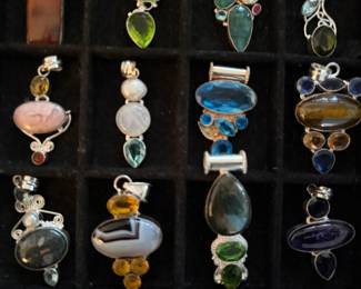 Gemstone Pendants, Precious metal pricing is subject to change based on market fluctuation. 