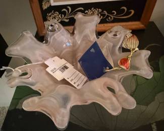 Murano Lavorazione Handkerchief Bowl