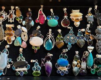 Gemstone Pendants, Precious metal pricing is subject to change based on market fluctuation. 