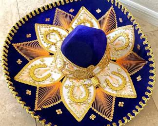 Authentic Mexican Sombrero Charro