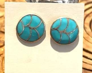 Sterling Turquoise Set
