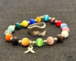 Sterling, Bead Jewelry