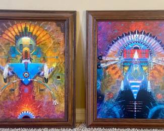 Contemporary Native American Framed Prints By Perkinson