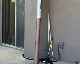 Tall Heat Lamp Fire Sense