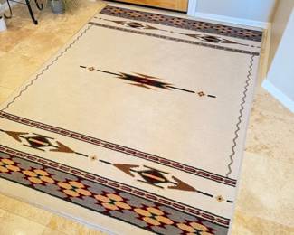 5x7 Aztec Print Area Rug