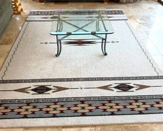 8x10 Aztec Print Area Rug